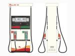 Dispensador y<strong> surtidor de combustible</strong> con 4 pistolas